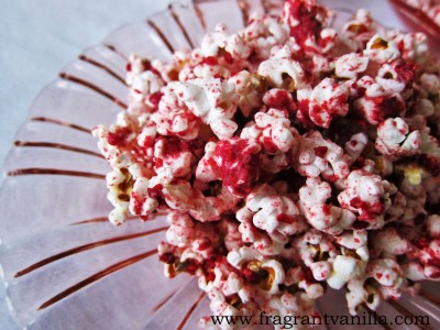 White Choc Raspberry Popcorn 2