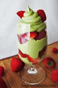 Coconut Matcha Mint Mousse with Berries 3