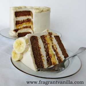 Banana PB Cake