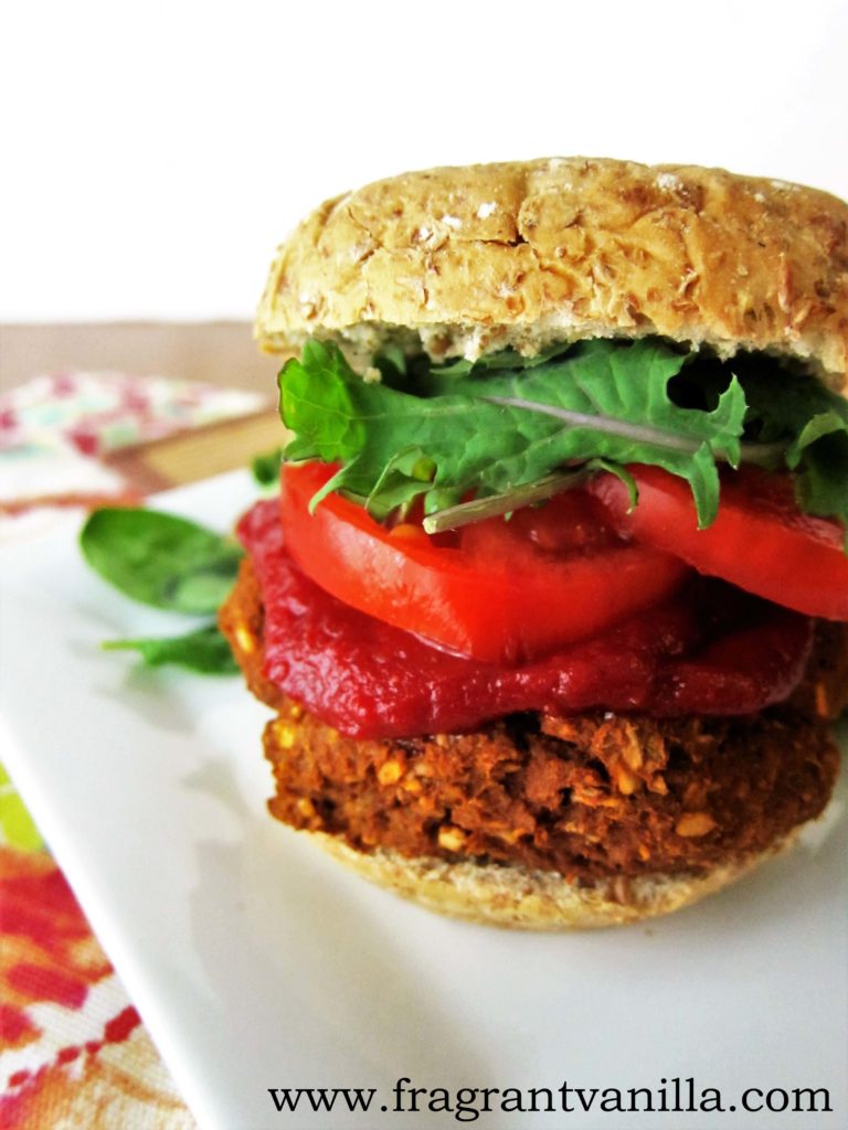 Vegan Lentil Walnut Burgers Fragrant Vanilla Cake