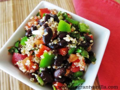 Spicy Veggie Quinoa Black Bean Salad 2
