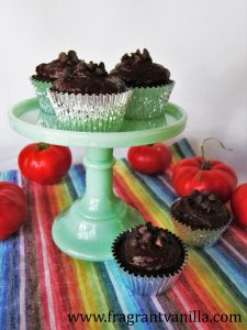Chocolate Tomato Cupcakes 4