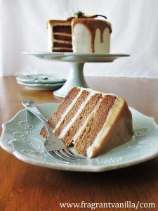 Pear Caramel Cake with Cream Cheese Frosting 1