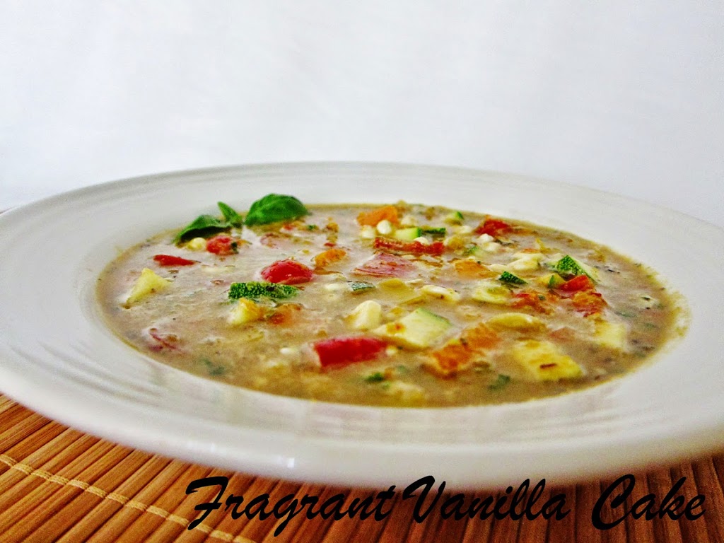 Raw Summer Vegetable Soup