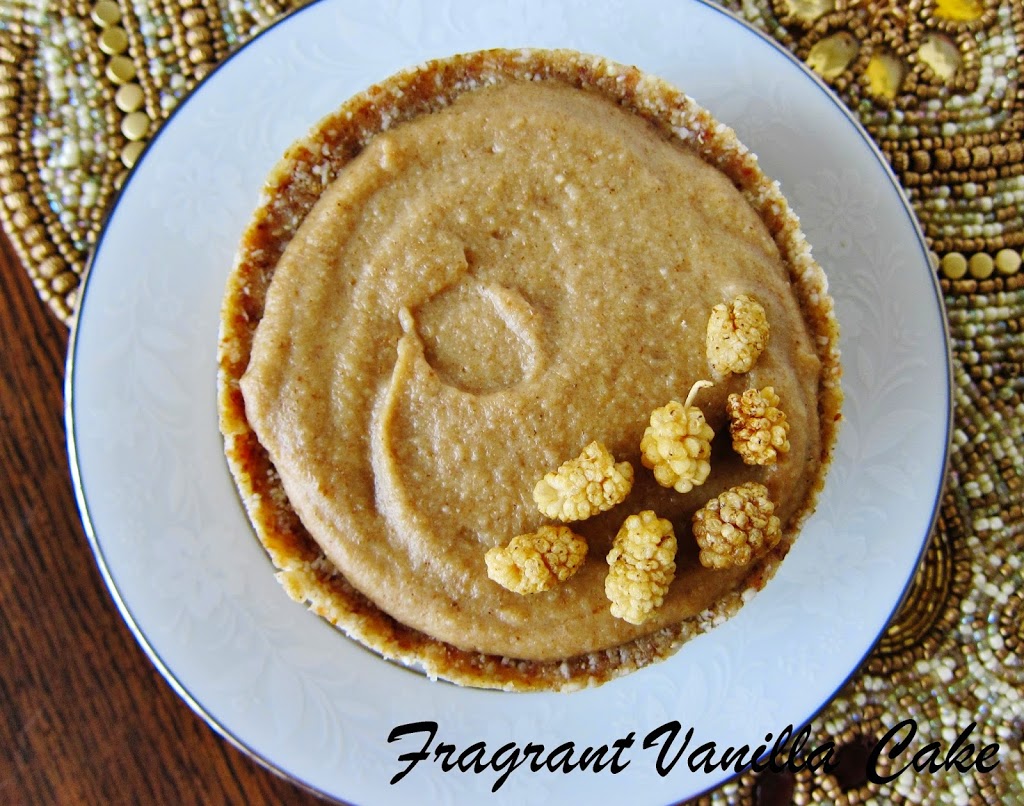 Mini Raw White Mulberry Caramel Tartlette for Two