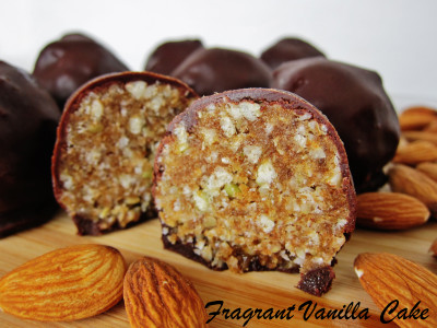 Almond Crunch Truffles 1