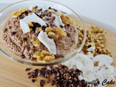 German Chocolate Chia Porridge 1