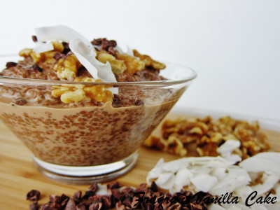 German Chocolate Chia Porridge 2