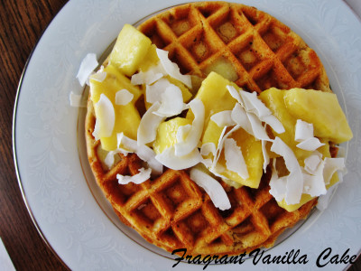 Pina Colada Waffles