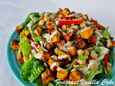 Yam and Chickpea Salad 2