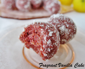 Raspberry Lemon Doughnut Holes 3