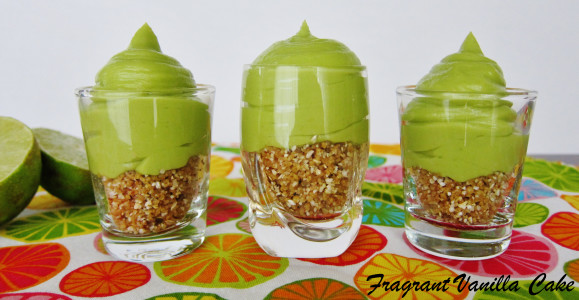 Raw Key Lime Pie Shooters