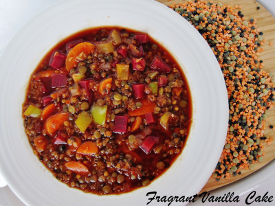 Veggie Lentil Soup 2