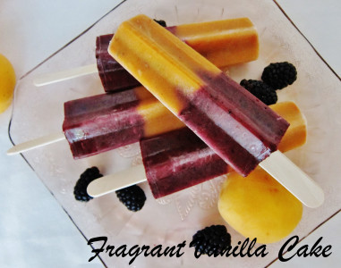 Apricot Blackberry Popsicles 3