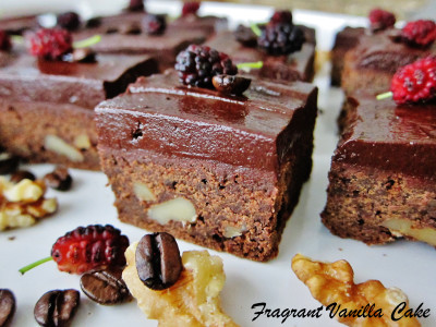 Mocha Walnut Brownies 1