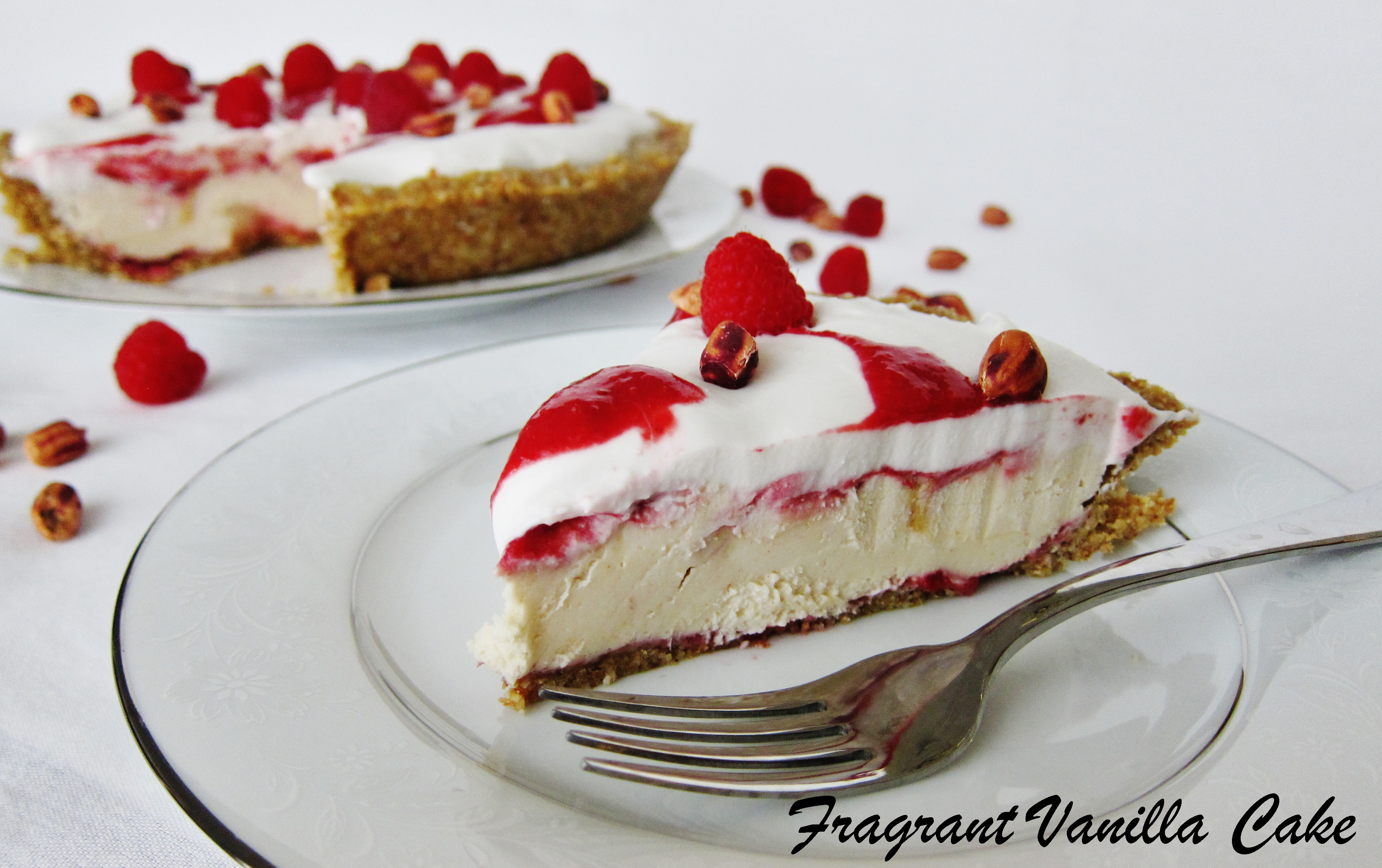 Raw Peanut Butter and Jelly Cream Pie