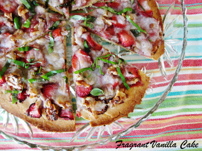 Strawberry Basil Pizza 2