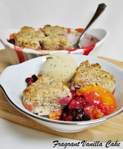 Blackberry Peach Cobbler 2