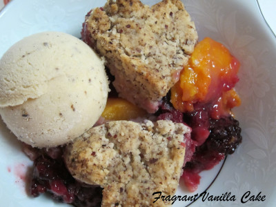 Blackberry Peach Cobbler 3