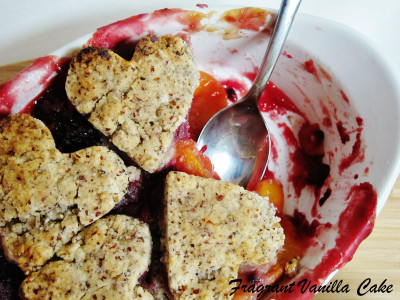 Blackberry Peach Cobbler 4