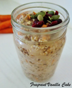 Carrot Cake Overnight Oats 1