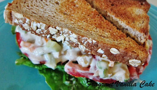 Chipolte Chickpea Salad Sandwich