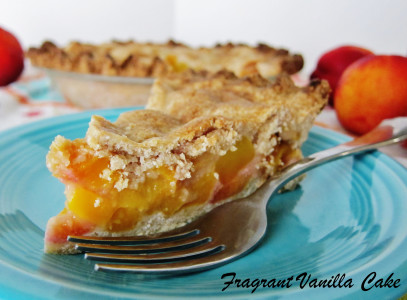 Mango Nectarine Pie with Almond Oat Crust 2