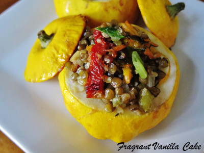 Stuffed Pattypan Squash 1