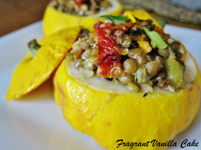 Stuffed Pattypan Squash 2