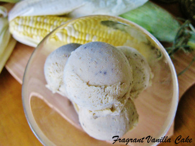 Sweet Corn Vanilla Ice Cream 1
