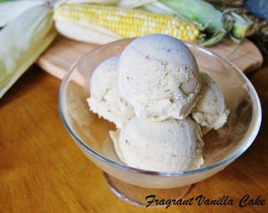 Sweet Corn Vanilla Ice Cream