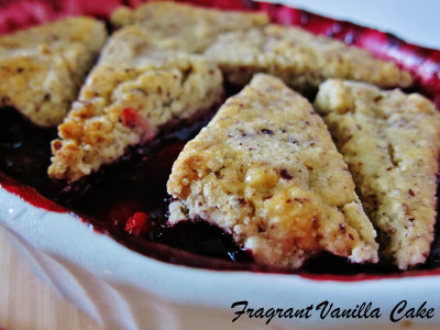 Triple Berry Cobbler