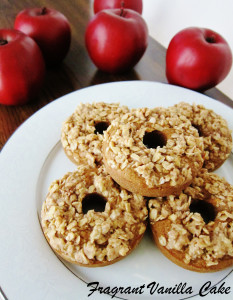 Apple Streusel Doughnuts