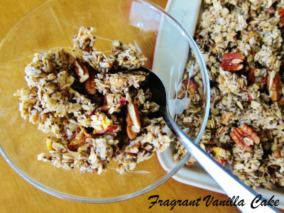 Caramel Pecan Peach Granola 3