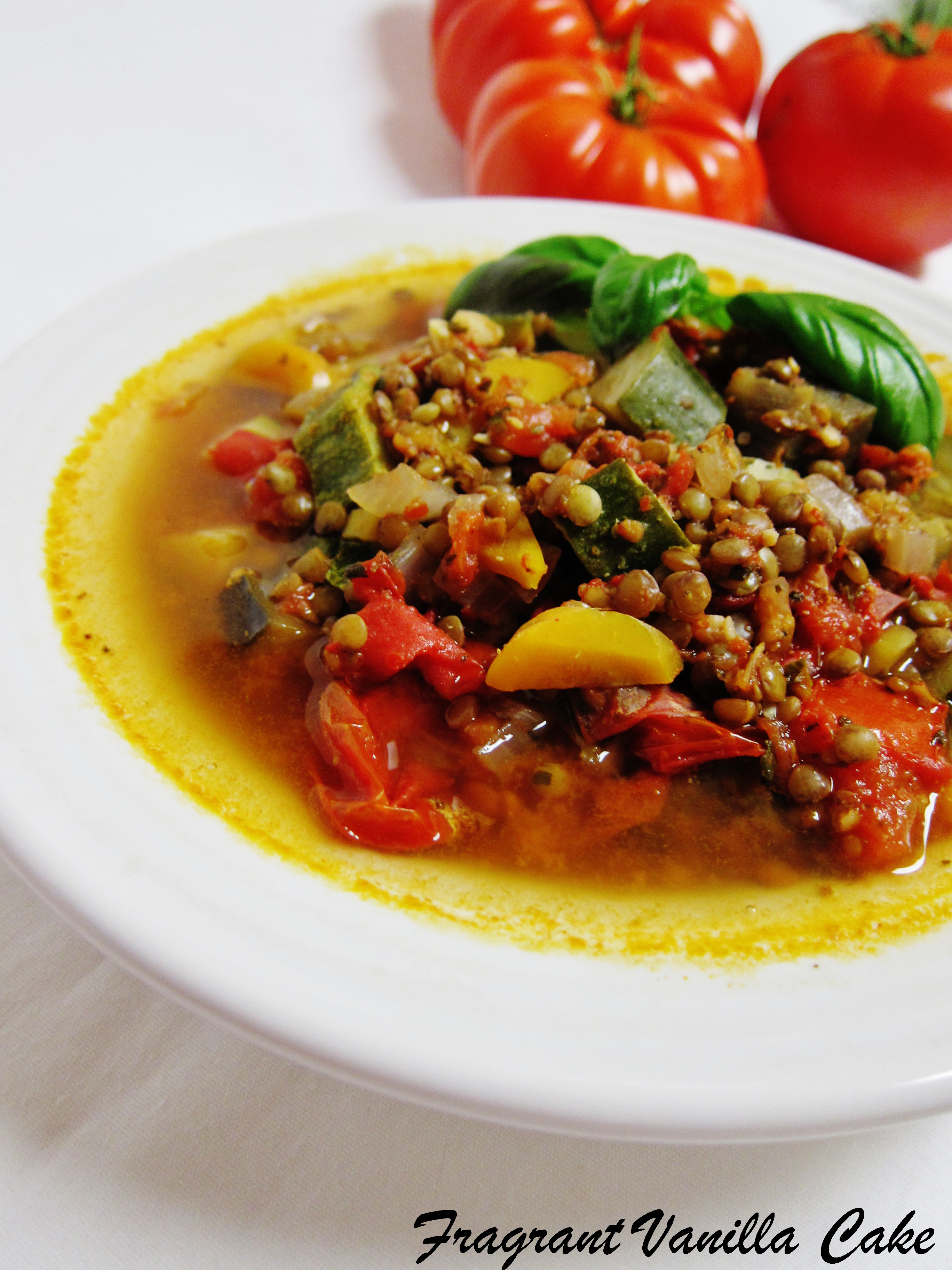 Italian Veggie Lentil Soup