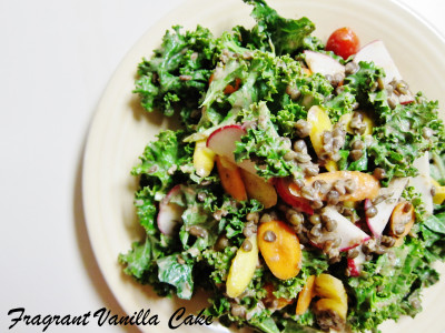 Lentil Kale Salad 3