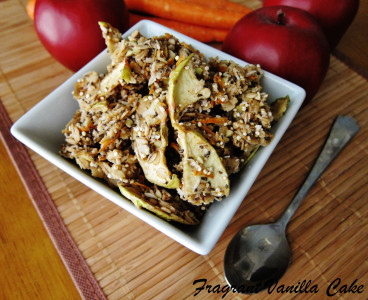 Raw Carrot Apple Granola