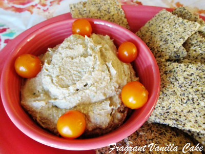 Roasted Tomatillo Hummus