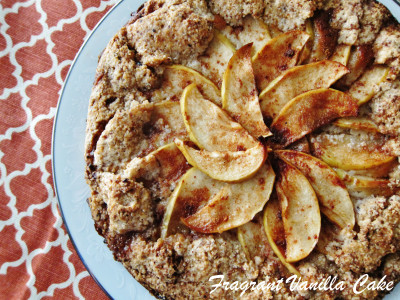 Vegan Apple Cream Cheese Galette