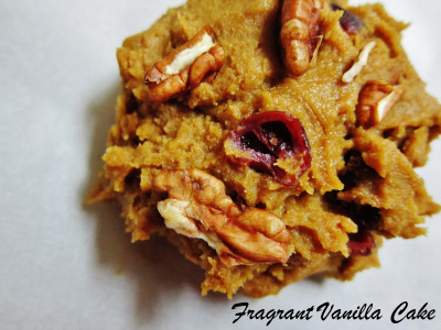 Vegan Pumpkin Maple Pecan Cookies