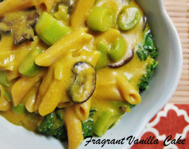 Creamy Pumpkin and Leek Pasta 3