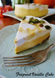 Raw Pumpkin Spice White Chocolate Cheesecake 4