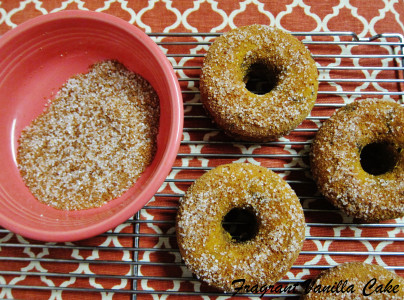 Vegan Chocolate Chunk Pumpkin Spice Doughnuts 1