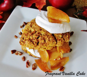 Vegan Pumpkin Apple Shortcakes