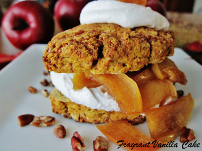 Vegan Pumpkin Apple Shortcakes 4