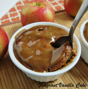 Vegan Sticky Toffee Pudding Apple Cakes 3