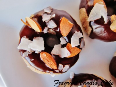 Almond Coconut Chocolate Covered Doughnuts 1 (500x375)