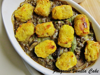 Vegan Tater Tot Hotdish 1