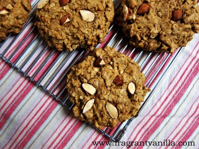 Almond Oatmeal Cookies 4