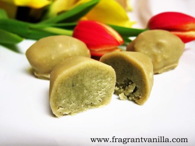 White Chocolate Matcha Hemp Eggs 1